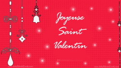 Gif animé joyeuse Saint Valentin guirlande